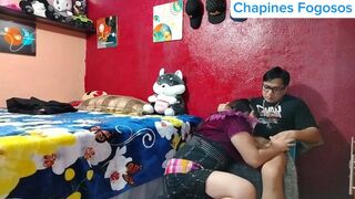 ???????? Cojiendo con el amigo de mi padrastro sexo con squirt y cream pie